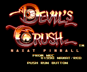 Devil's Crush - Naxat Pinball (USA) Screenshot